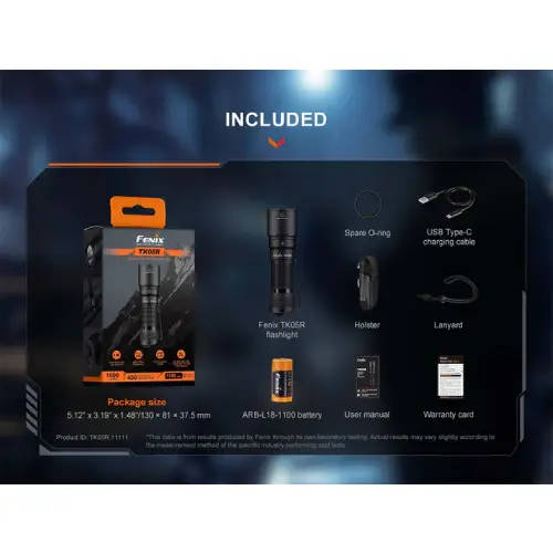 Fenix TK05R LED Flashlight