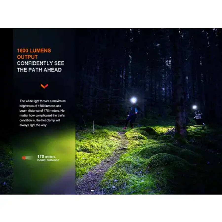 Fenix HM65R-T V2.0 LED Headlamp (Nebula Purple)