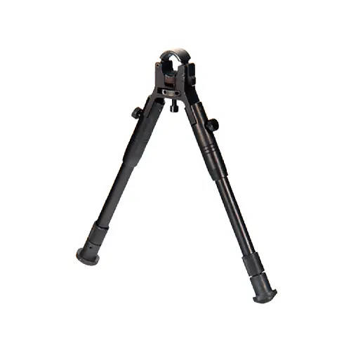 UTG New Gen Reinforced Clamp On Bipod, Rubber Feet, Cent HT 8.7"-10.2" - TL-BP08S-A