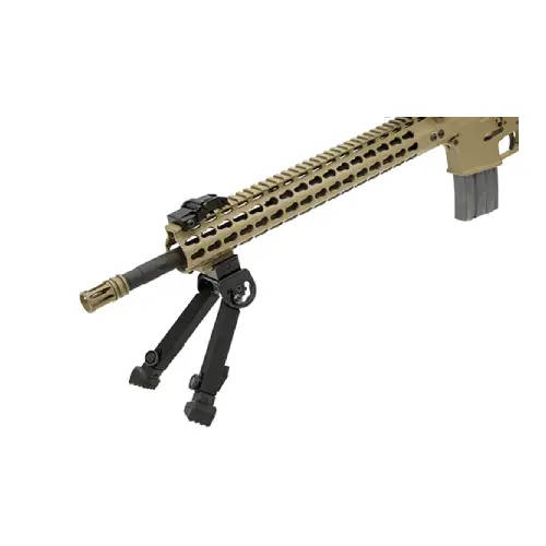 UTG Rubber Armored Full Metal QD Bipod, Height 6.0"-8.5" - TL-BP20Q-A