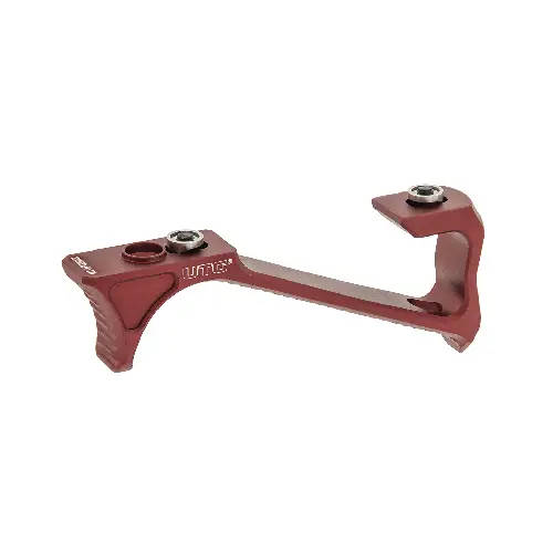 UTG Sporting Type Ultra Slim Angled Foregrip, Keymod, Matte Red - MT-AFGK01R