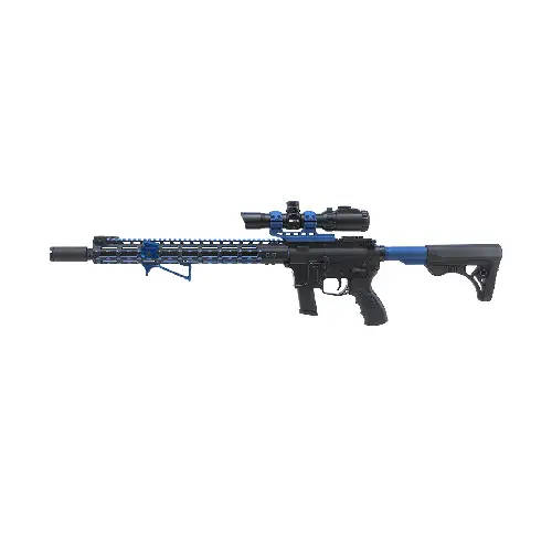 UTG Sporting Type Ultra Slim Angled Foregrip, M-LOK, Matte Blue - MT-AFGM01B