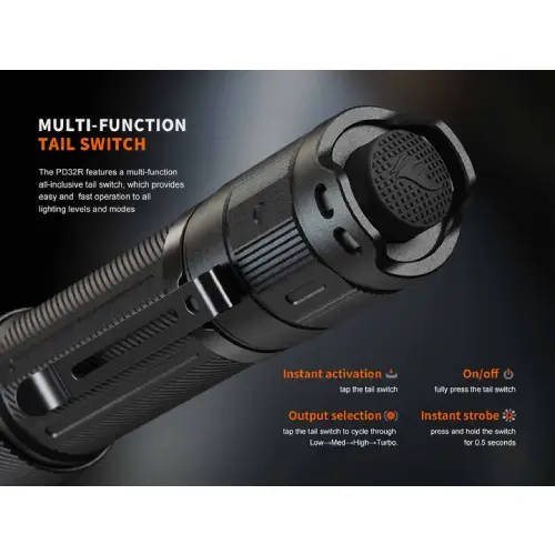 Fenix PD32R LED Flashlight (Reddish Brown)