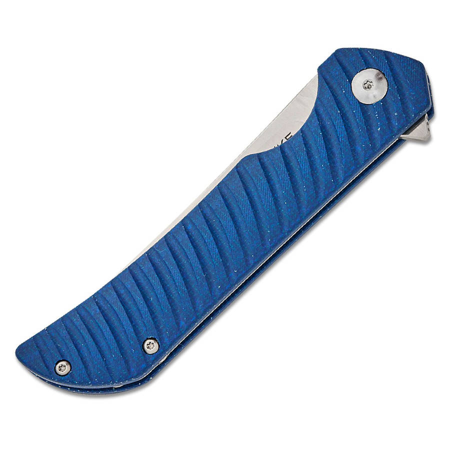Ruike P122-ME Blue Micarta Handle Folding Knife