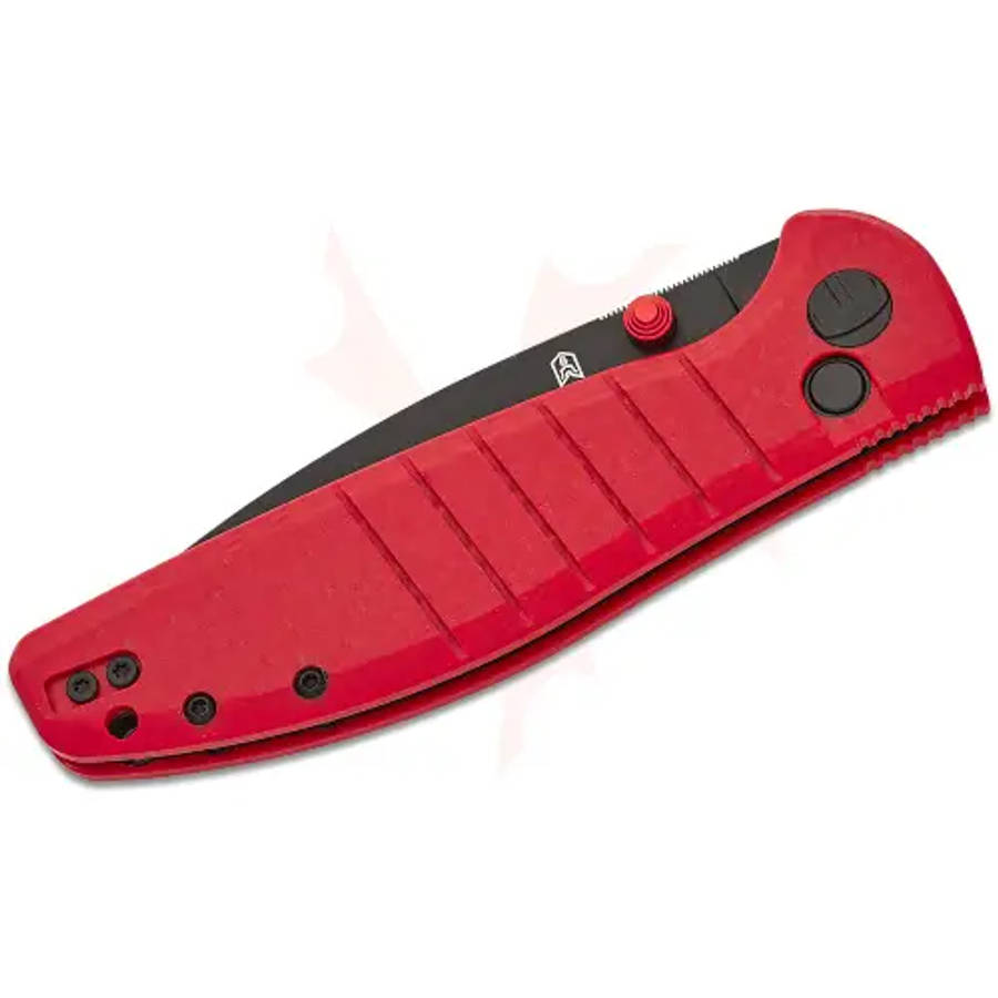 Bestech D2 Black PVD G10 Red Handle - BMK04L