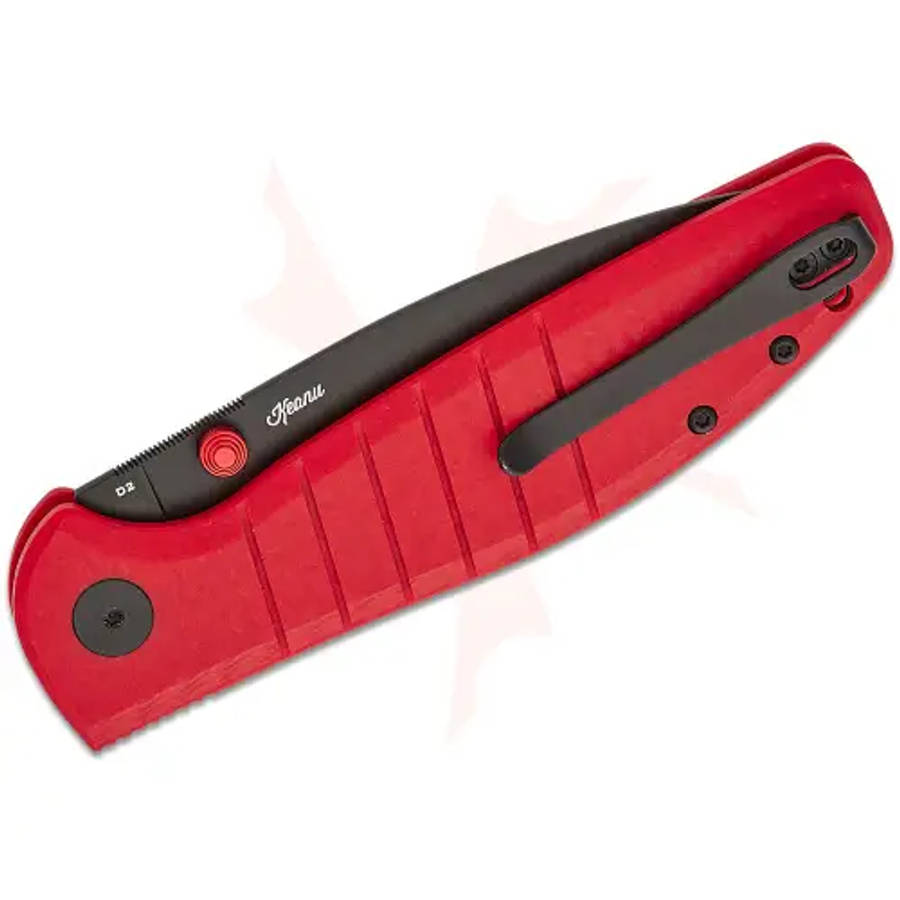 Bestech D2 Black PVD G10 Red Handle - BMK04L