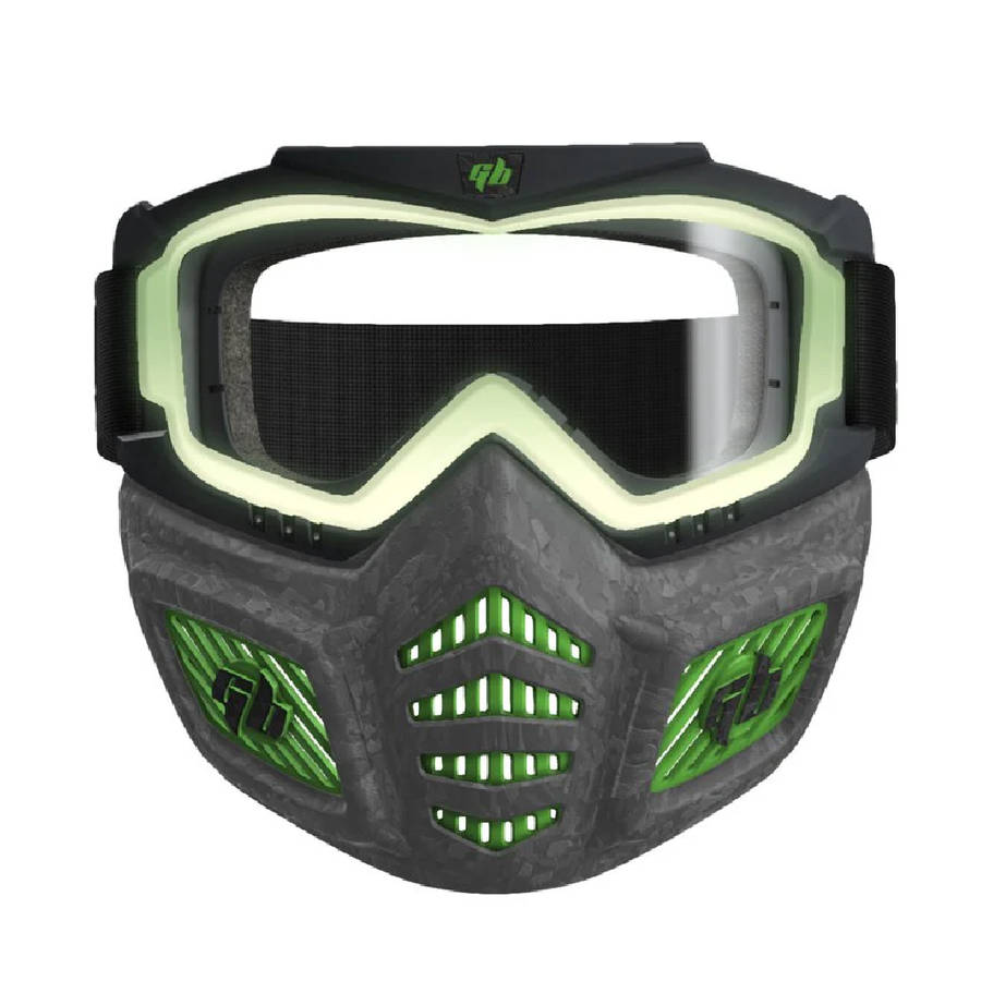 Gel Blaster -Elite Face Mask with Glow Eye Ring - GBFM1112-5L