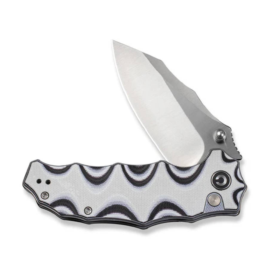 Civivi Natterjack Flipper & Button Lock Knife G10 Handle C24028-3