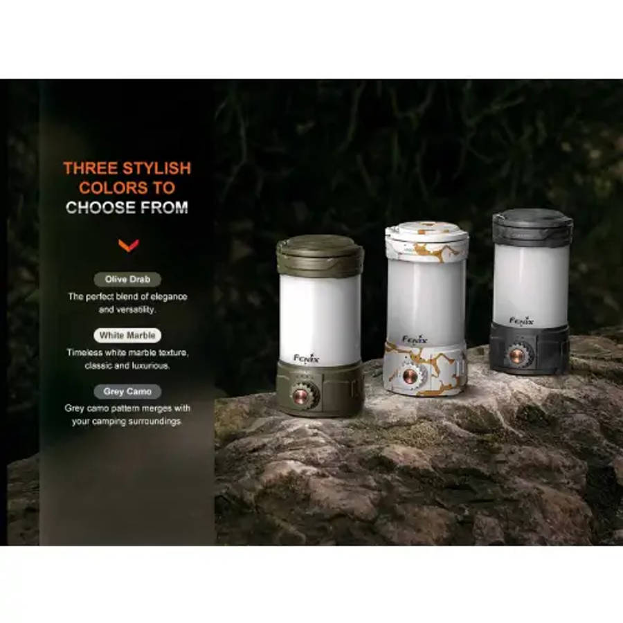 Fenix CL26R Pro LED Camping Lantern (White Marble)