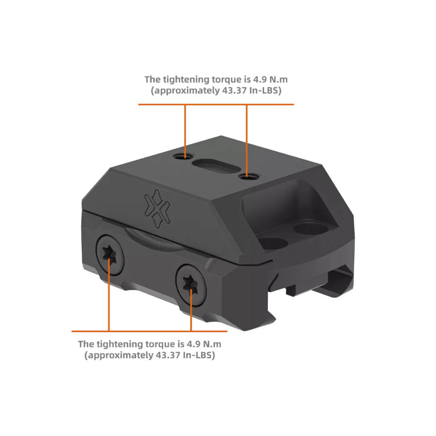 Vector Optics SCRA-75 VAS Picatinny Low Mount for Modular Pistol Footprint Optics