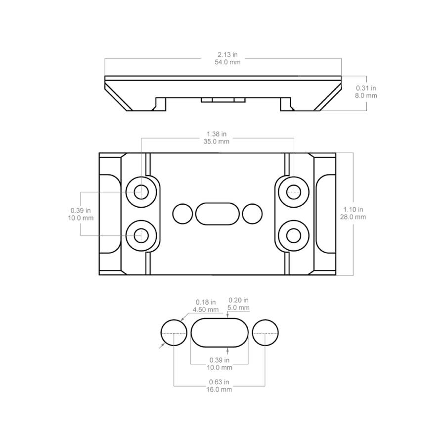 Vector Optics SCRA-RUM1 VAS RUM Footprint Adapter