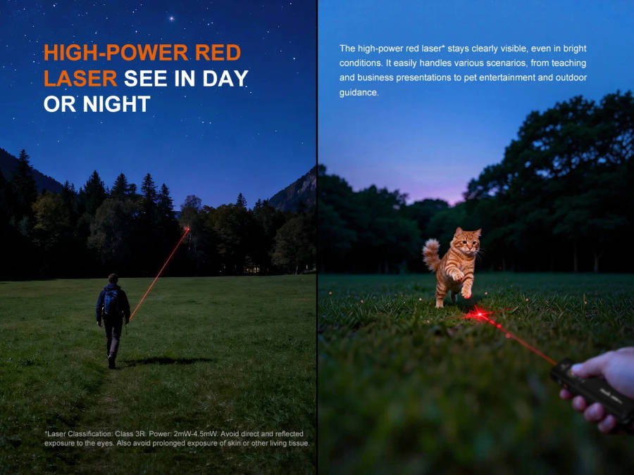 Fenix E06R Pro RG Green EDC Flashlight 1600 Lumens