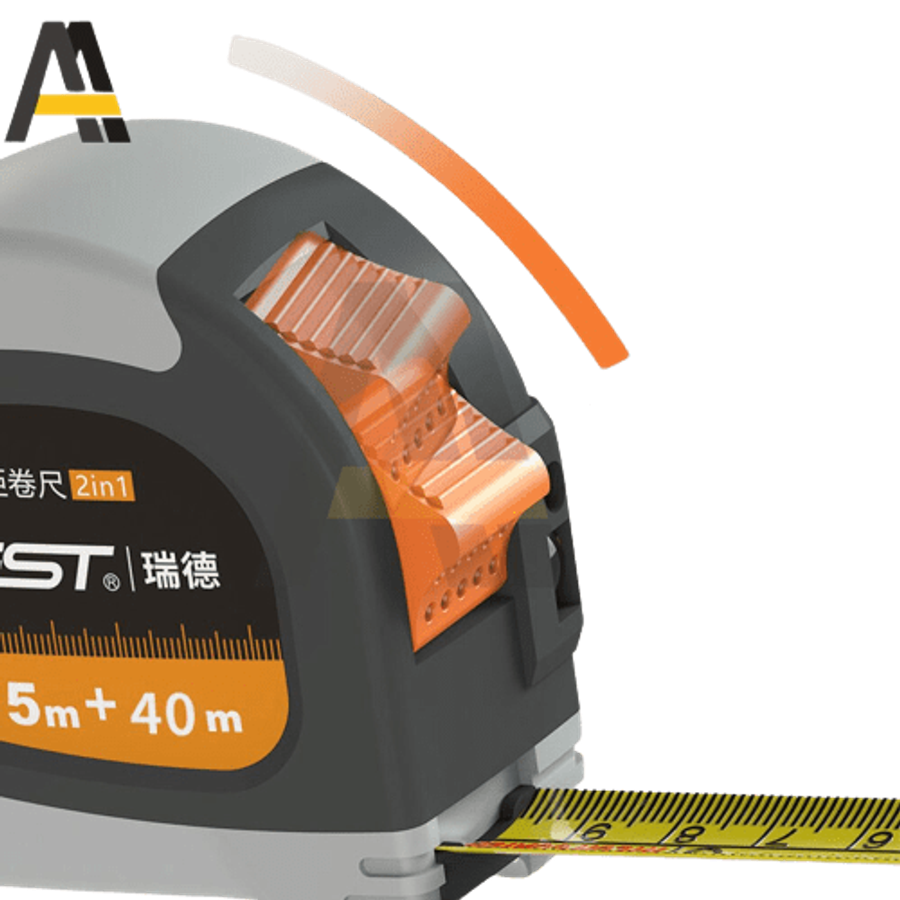 2 in 1 Laser Range Tape Measure