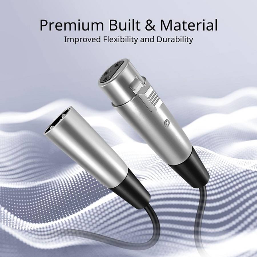 SE-L146 Audio Cable 3Pin XLR Male To Female 3M