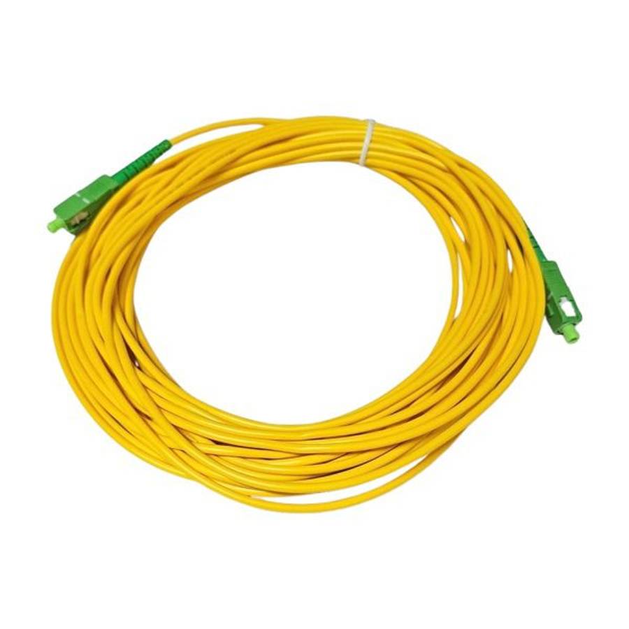 SE-L235 Network Fibre Optic Patch Cord Cable with green SC/APC Connectors 20m