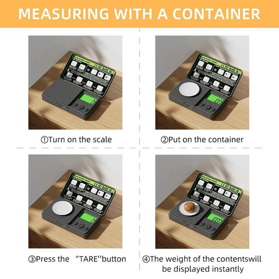 Aerbes AB-C19 Portable Mini Jewellery Scale 100g/0.01g