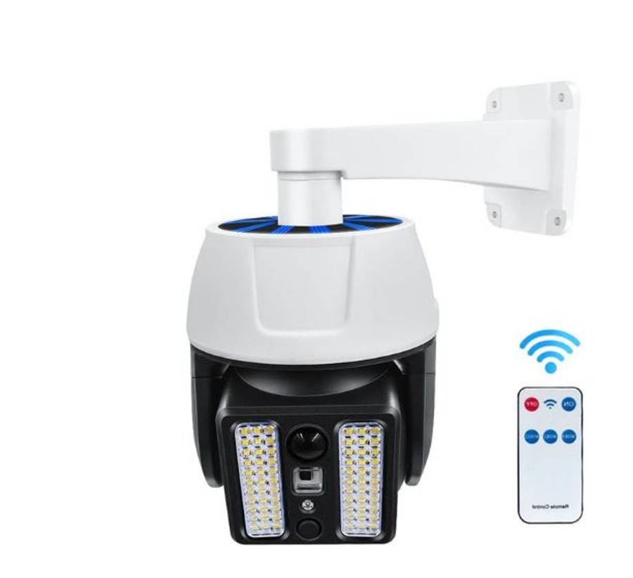 FA-5118-2 2 in 1 Solar Sensor Dummy Camera Wall Light With Remote Control