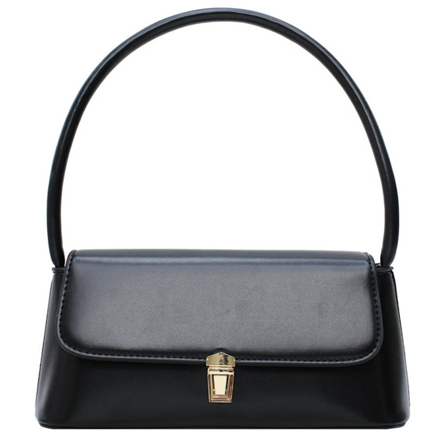 Retro baguette women's popular shoulder handbag