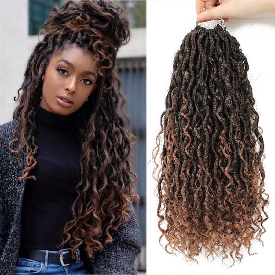 Goddess Soft Locs Curly Braids