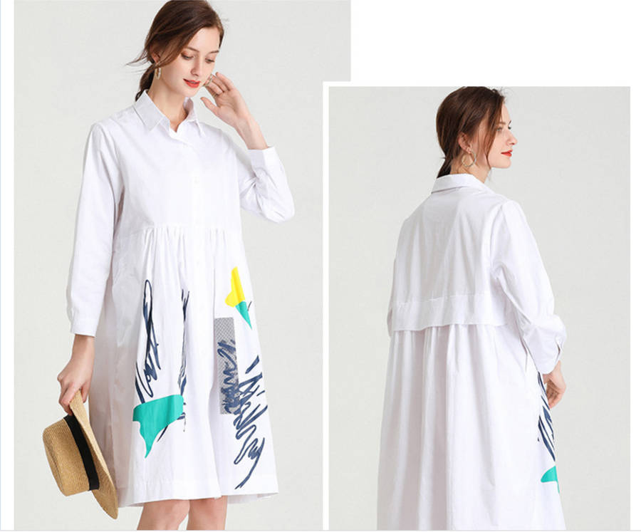 Pleated Elle dress