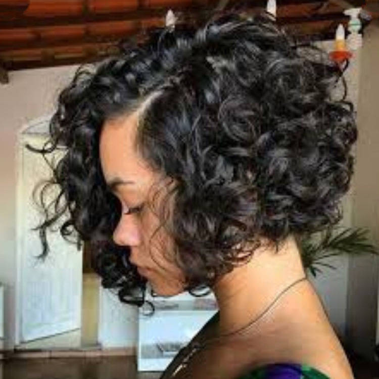 Short Curly Hair Synthetic Fibre Wig