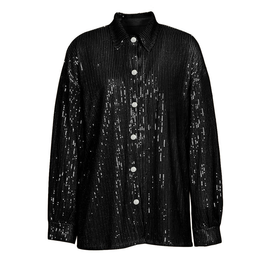 Rihanna sequin three-piece suit