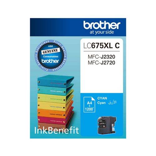 Brother LC675xl Cyan Ink Cartridge