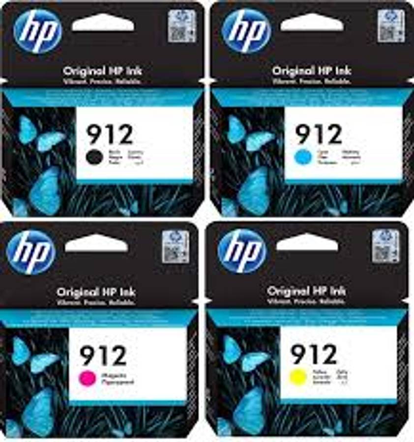 HP 4 Colour 912 CMYK Ink Cartridge Multipack