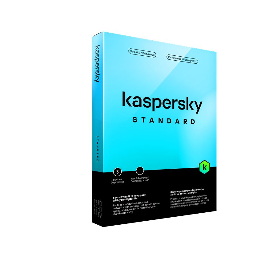 Kaspersky Standard - 5 Devices - 1 Year - PAP DVD - No CD