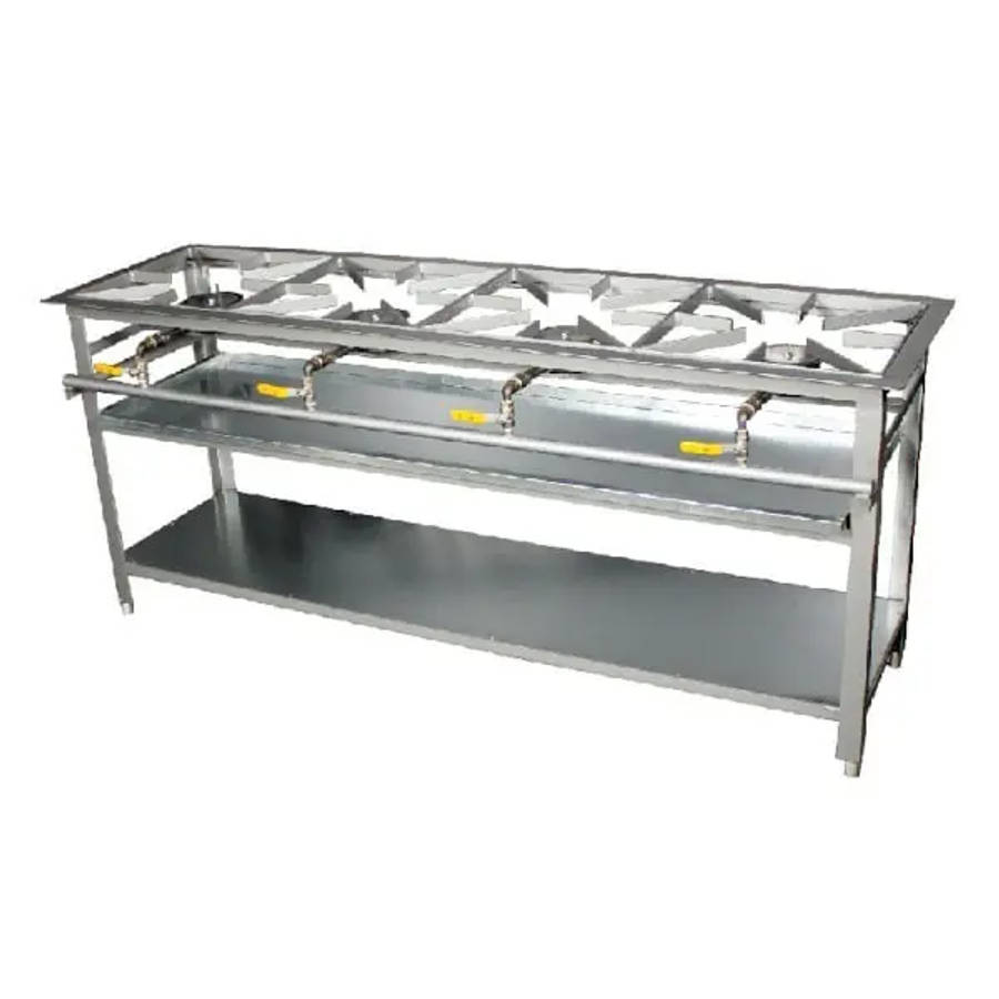 4-burner Boiling Table / Gas Stove (Heavy Duty)