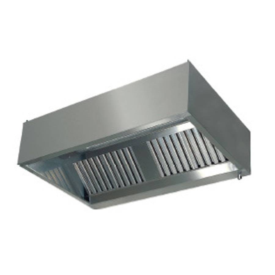 Galvanised *Box Section* Extractor Canopy 3600mm- *Unit & Filters Only*
