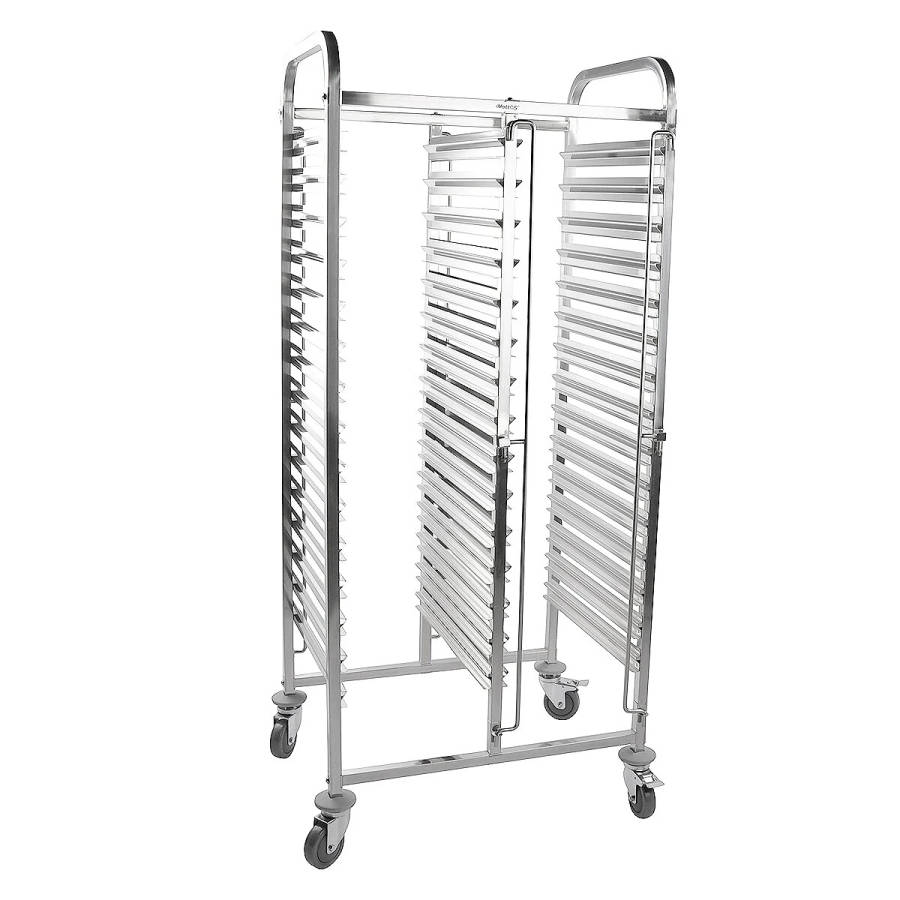 16-tier *Double* Chrome Cooling Trolley (Inserts)