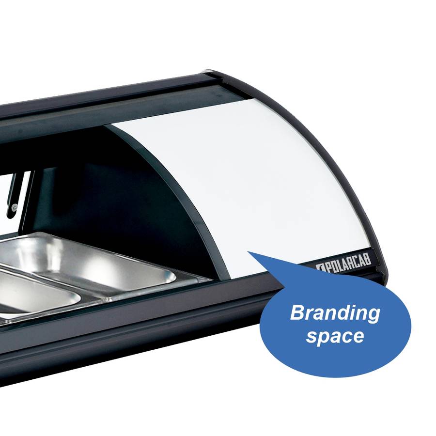 7 Division Sushi Display Fridge - POLARCAB