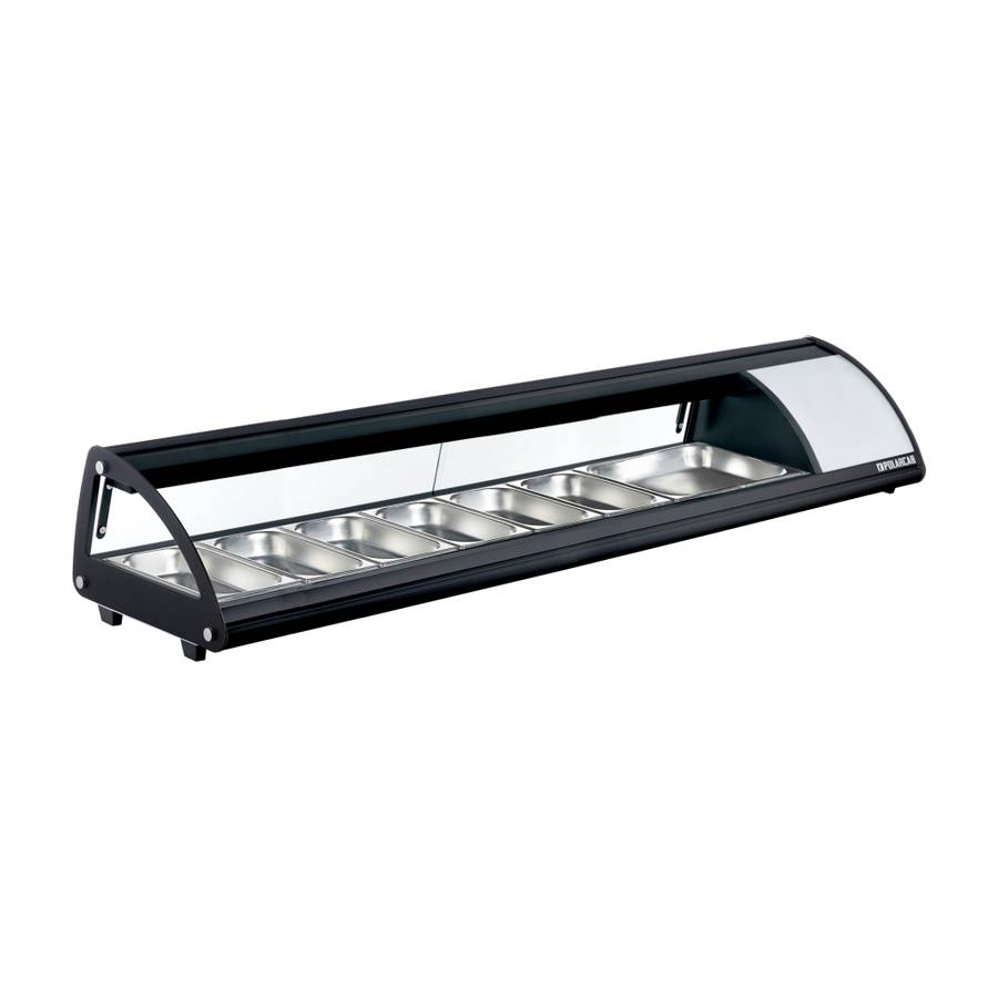7 Division Sushi Display Fridge - POLARCAB