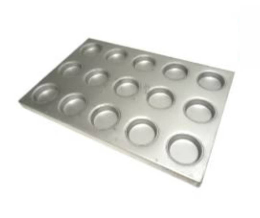 Alusteel Large Muffin Pan - 15 Cup