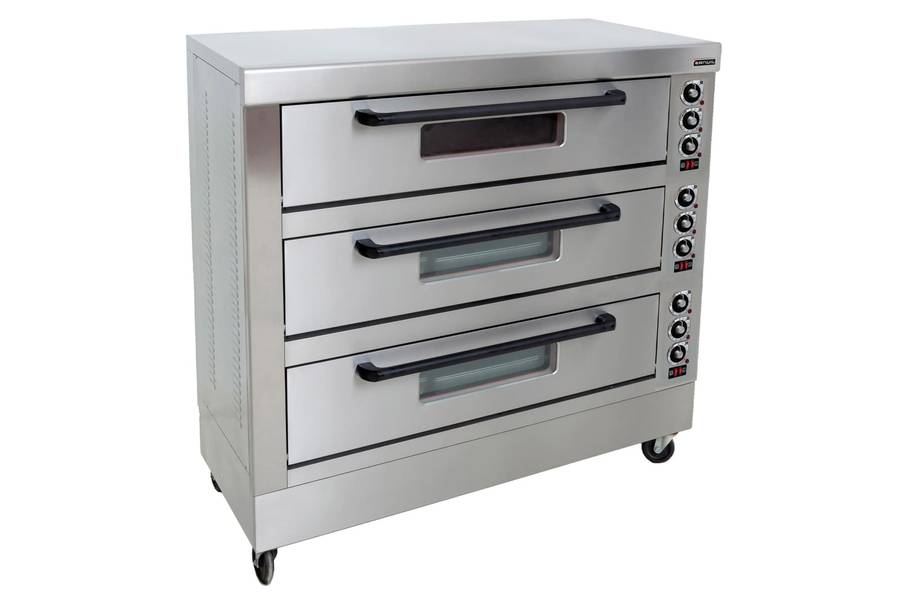 Anvil Triple Deck 6 Tray Electric Oven