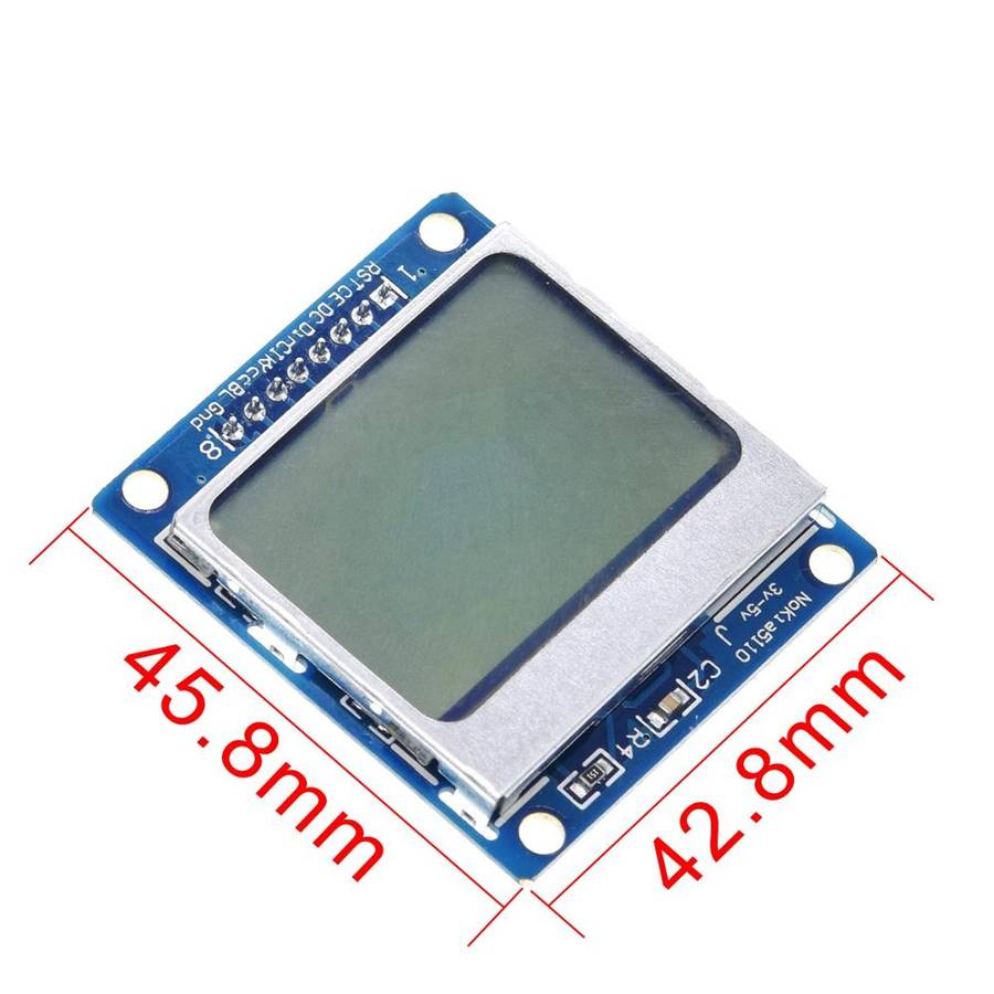 Nokia 5110 LCD Display Blue Backlight