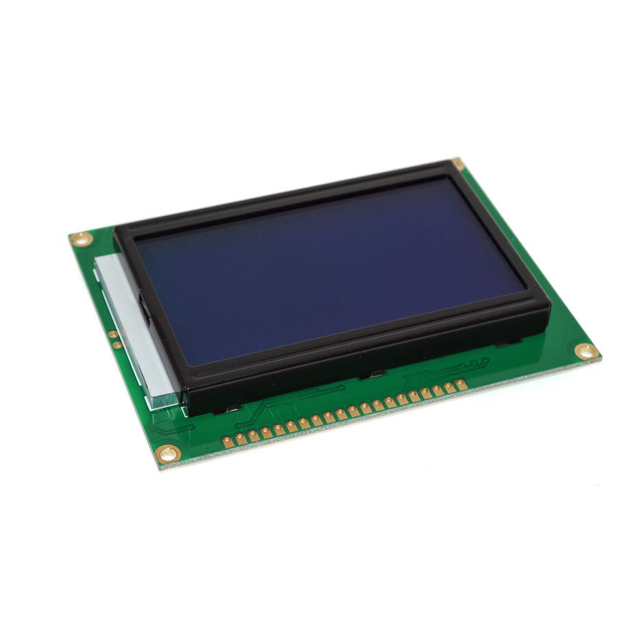 Blue Screen 5V 12864(Chip: ST7920) LCD display with Backlight