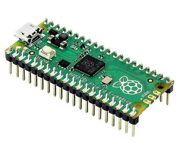 Raspberry Pi Pico Microcontroller Development Board with Pre-soldered Headers