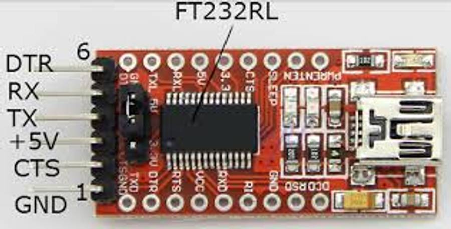 FTDI FT232RL USB to TTL Serial Adapter