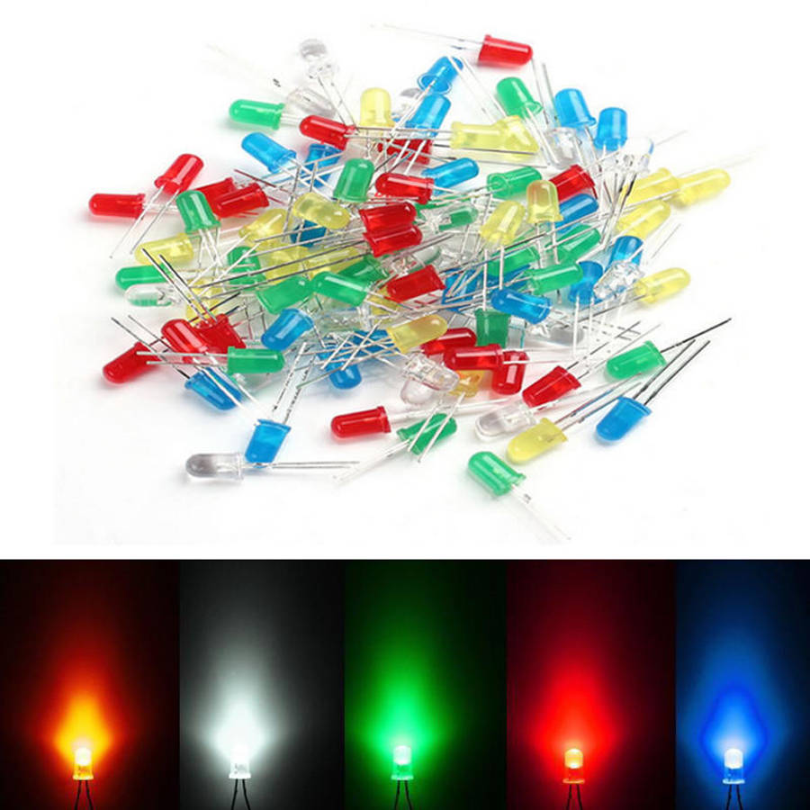 5mm Round Through-Hole LED (Short Leg / Cathode)