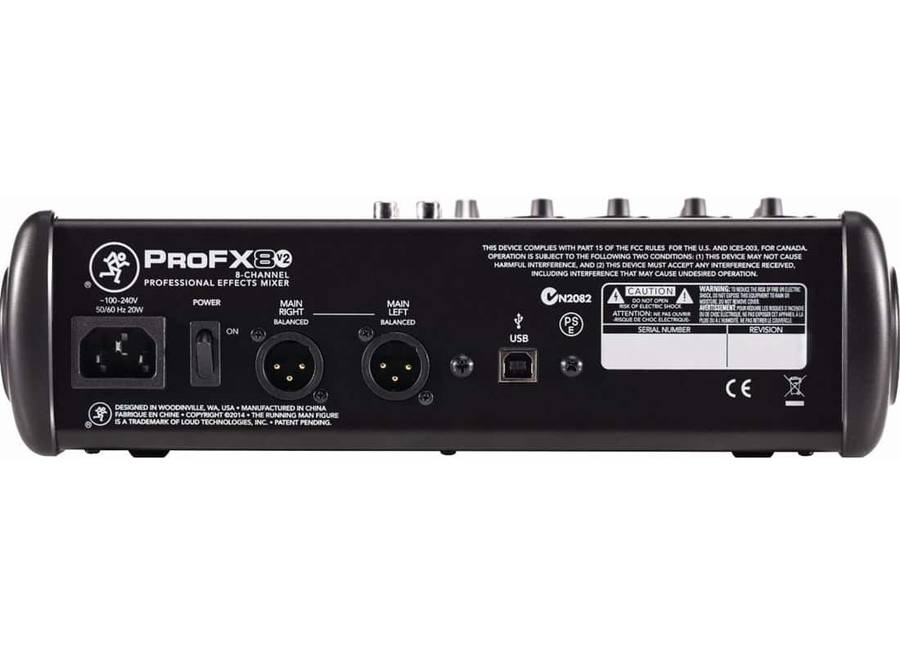 Mackie ProFX8 V2 8-Channel Compact Mixer with FX