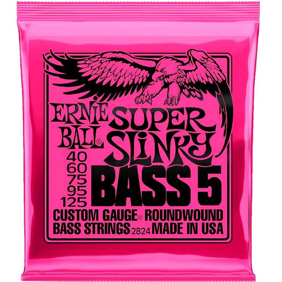 Ernie Ball Super Slinky 5-String Bass Strings - (40-125)