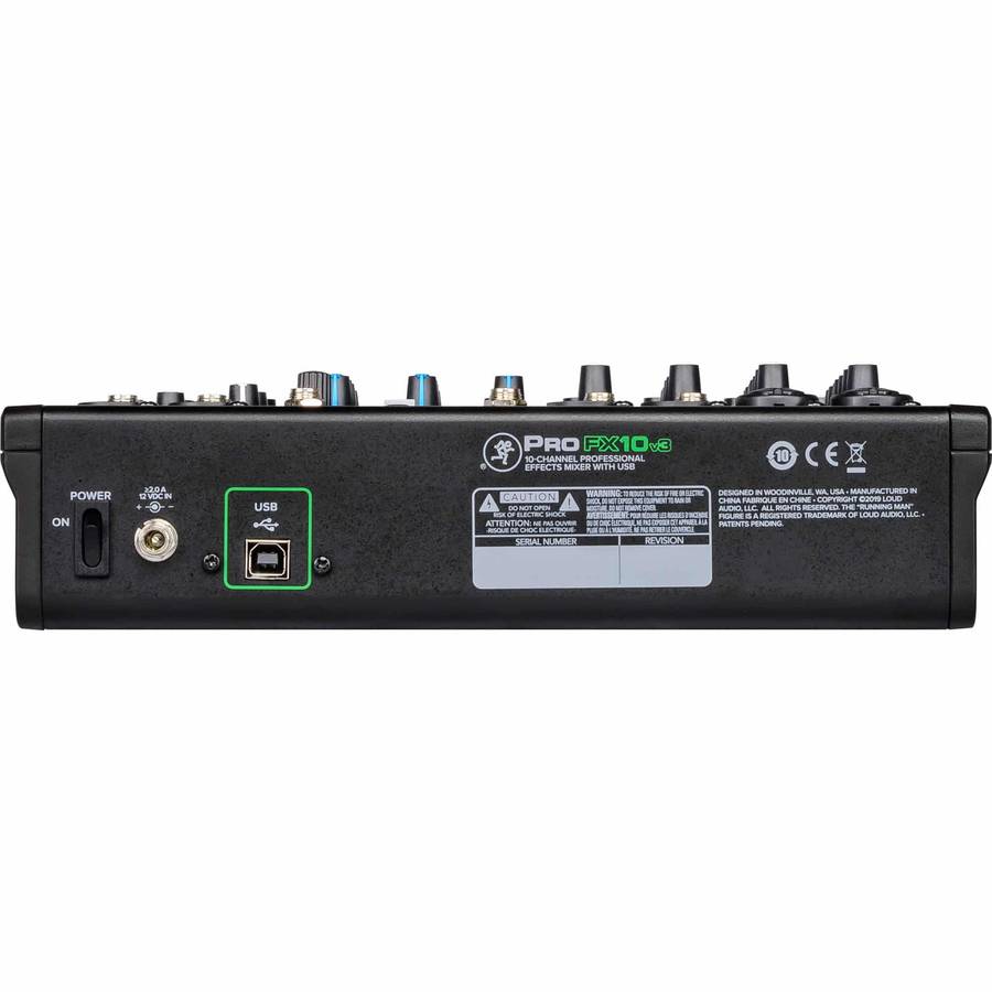 Mackie ProFX10 V3 10-channel Professional Mixer with FX