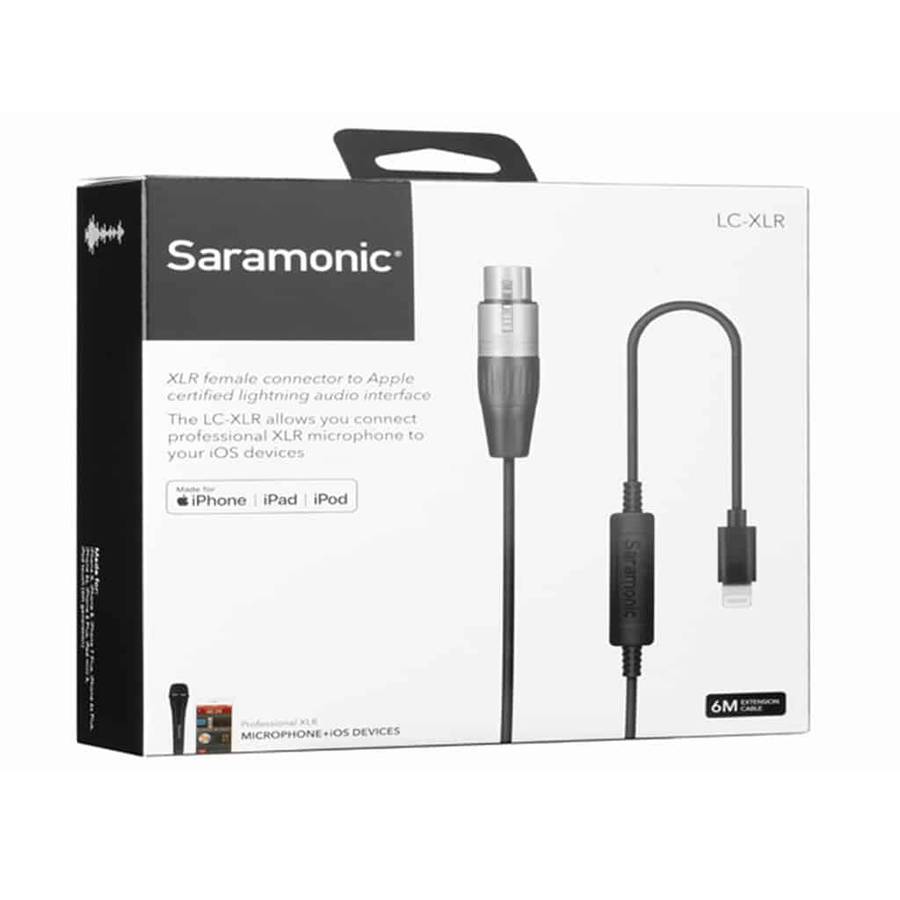 Saramonic LC-XLR XLR Microphone to iOS Lightning Audio Interface