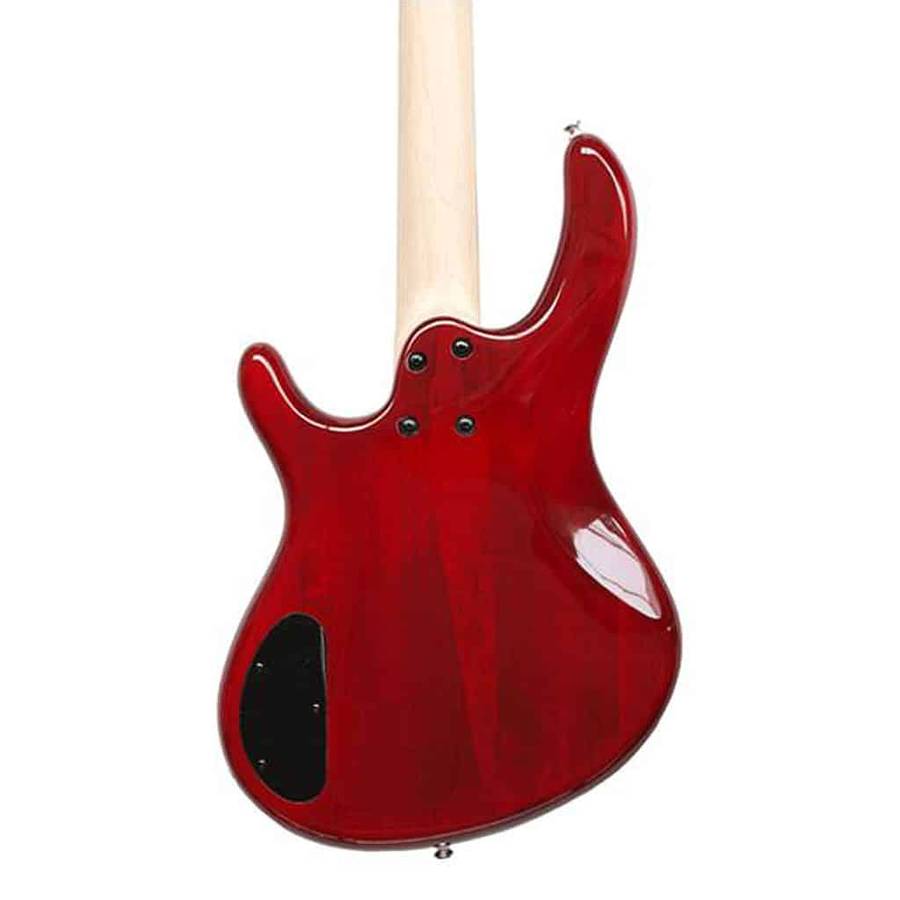 Cort Action Bass V Plus 5-String Bass Guitar - Transparent Red