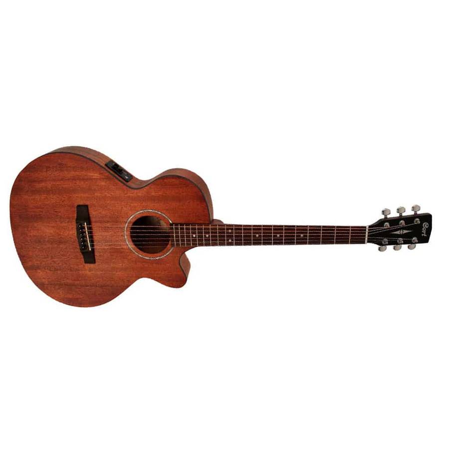 Cort SFX-MEM Acoustic-Electric Guitar with Gig Bag  Natural Mahogany