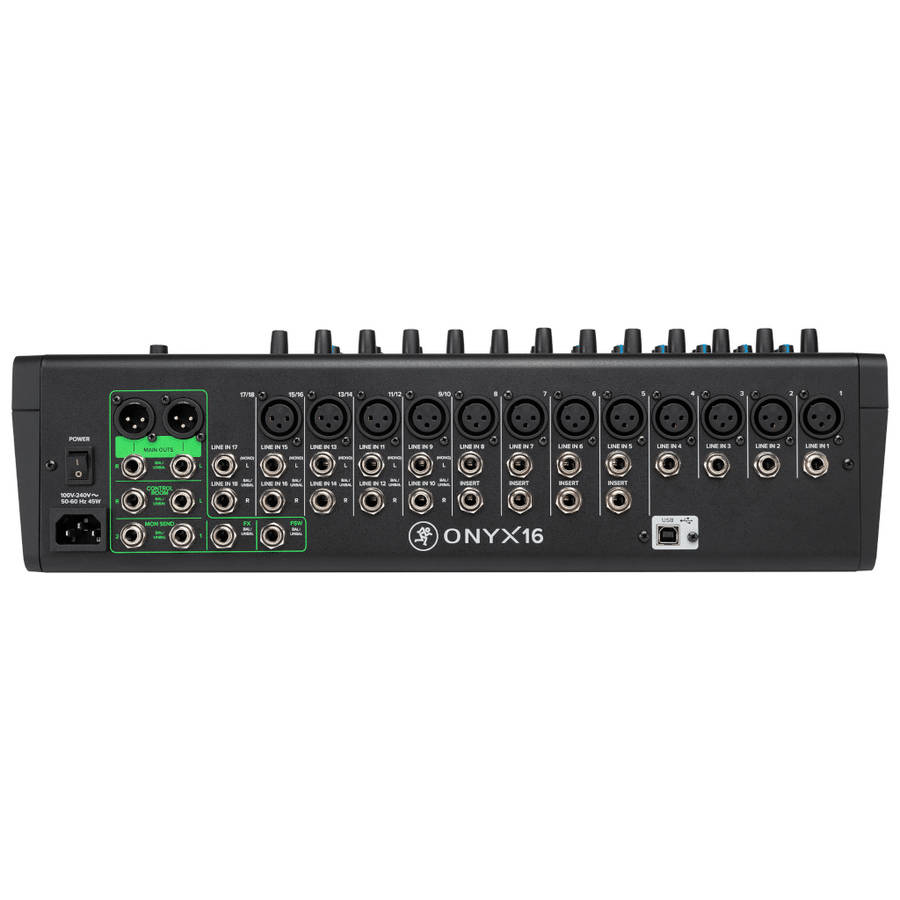 Mackie Onyx16 16-Channel Premium Analog Mixer with Multitrack USB
