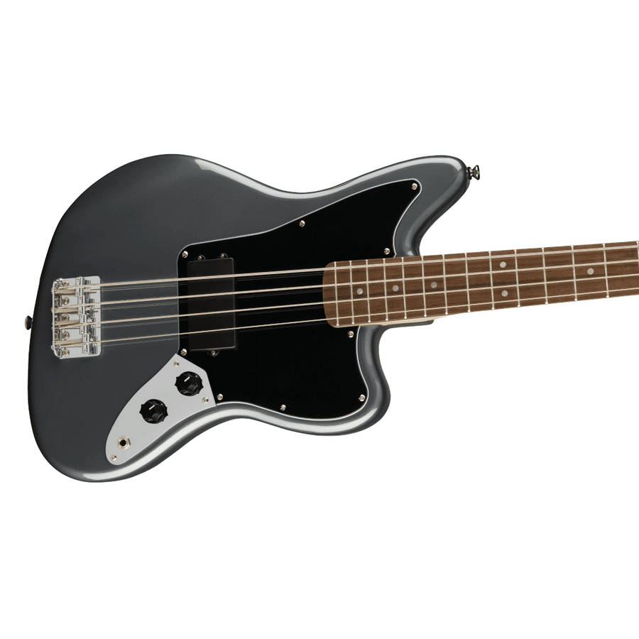 Squier by Fender Affinity Series Jaguar Bass Guitar - Charcoal Frost Metallic