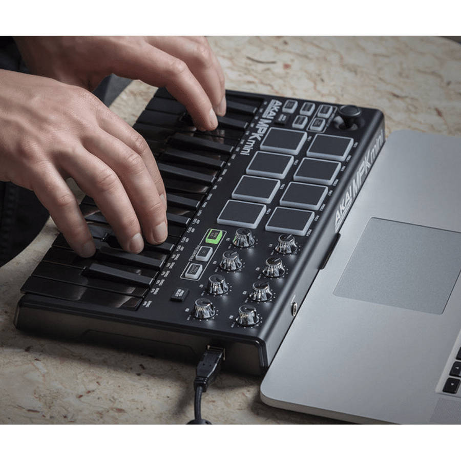 Akai MPK Mini MkIII  25 Key USB MIDI Controller with MPC Drum Pads  Limited Edition Black